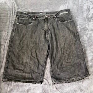 G-Unit‎ 50 Cent Denim Co Black Wash Jean Shorts Relaxed Fit Mens 40X13 Hip Hop